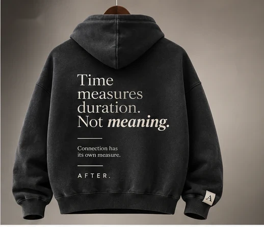 TIME hoodie back