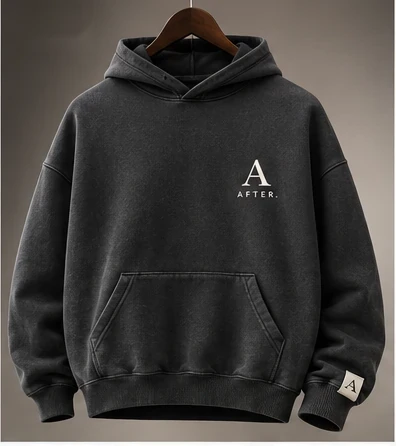 AFTER. black hoodie